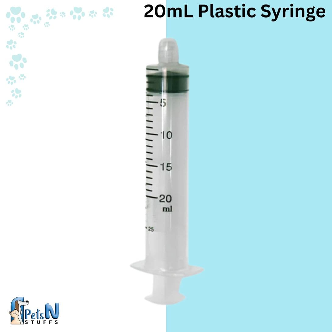 20mL Plastic Syringe (Without Needle)