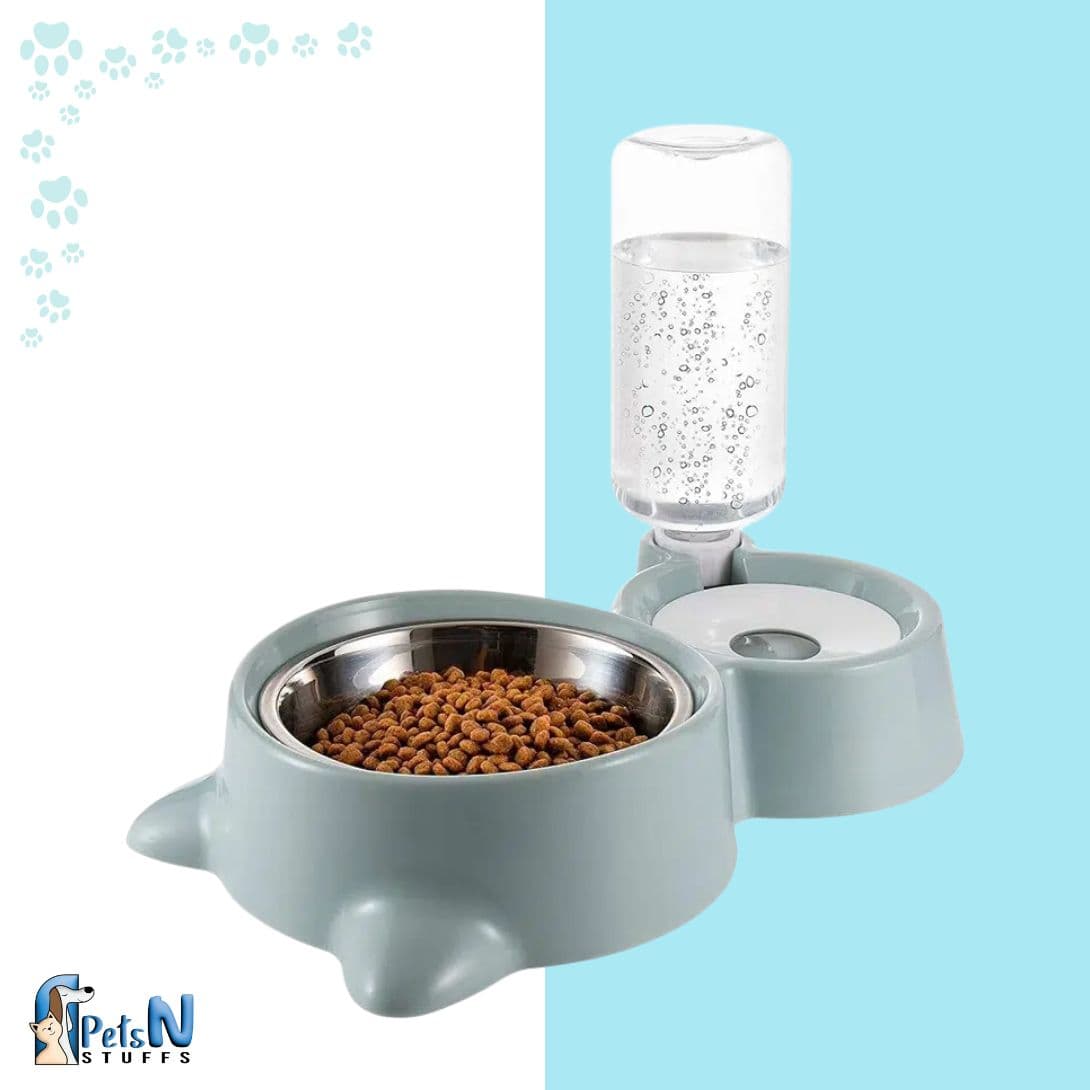 Automatic Water Feeder with Food Bowl
