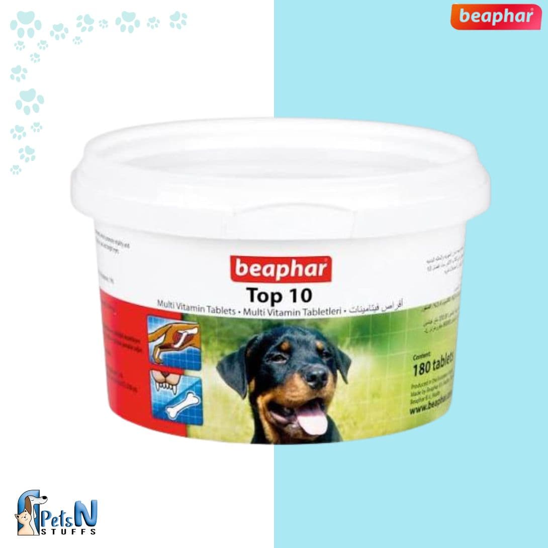 Beaphar Top 10 Multi Vitamin Tablet for Dogs 180 Tablets
