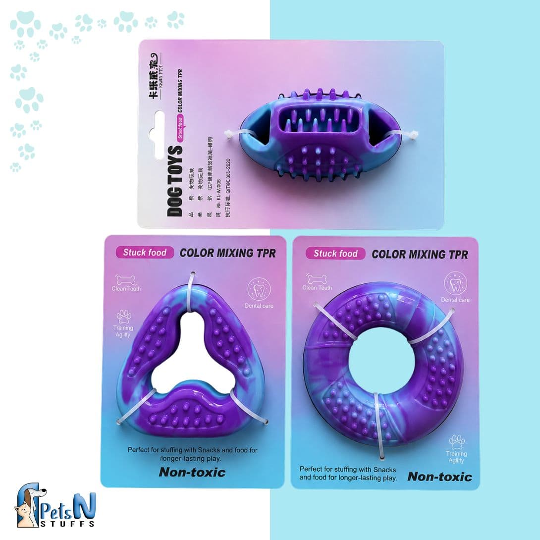 Chewable Hard Rubber Dental Toy for Dogs