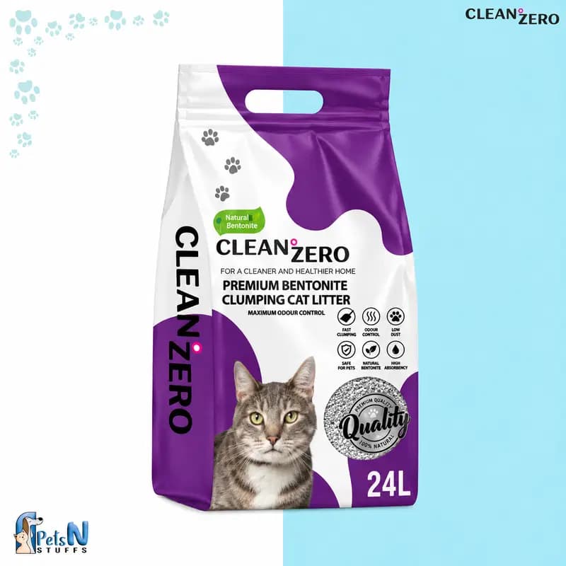 Clean Plus Zero Cat Litter - 24L