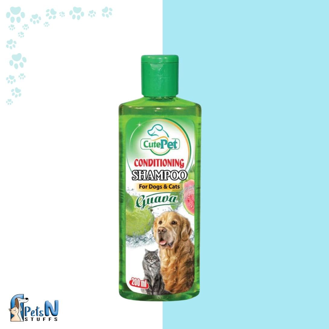 CutePet Conditioning Shampoo for Cats and Dogs 200ml - Guava