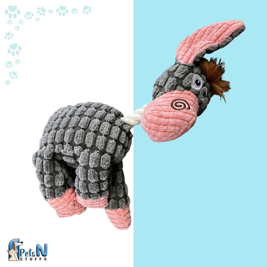 Donkey Shape Soft Toy for Dogs