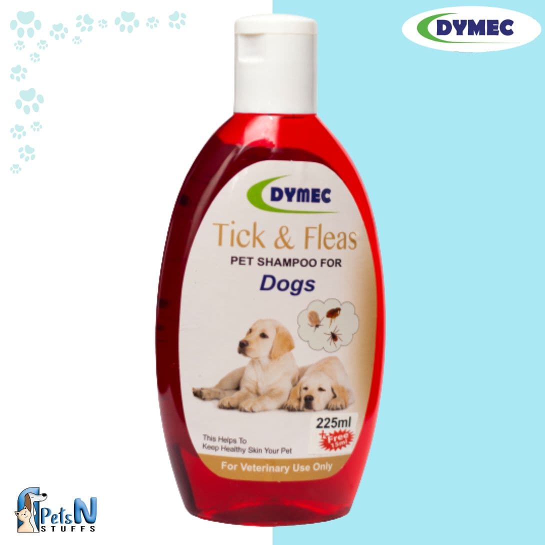 DYMEC Tick & Fleas Shampoo for Dogs 240ml