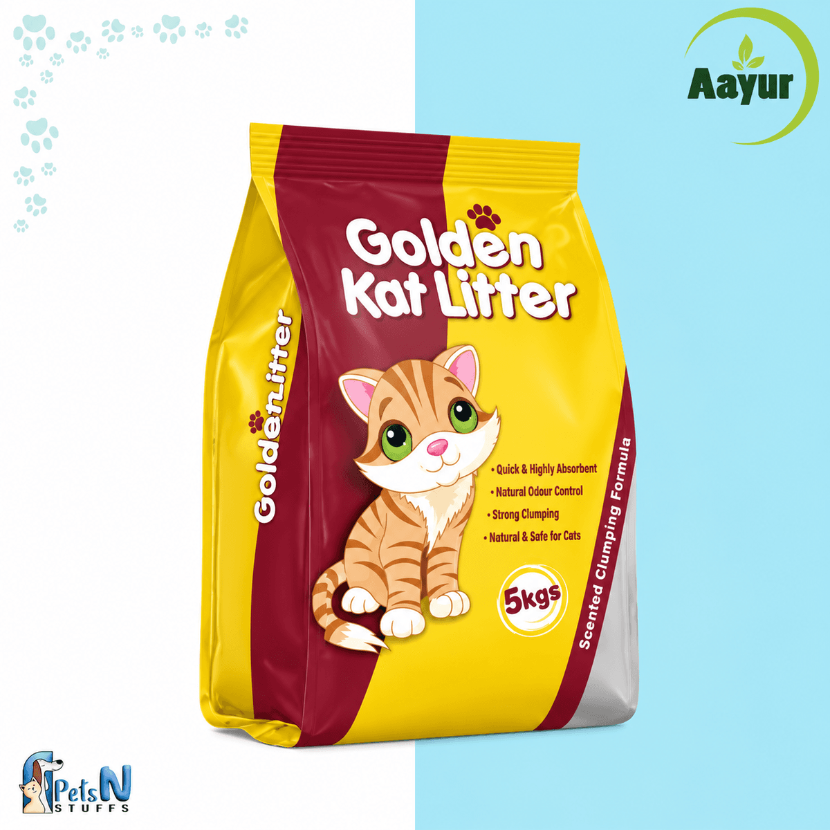 Golden Kat Litter 5KG/6.25L
