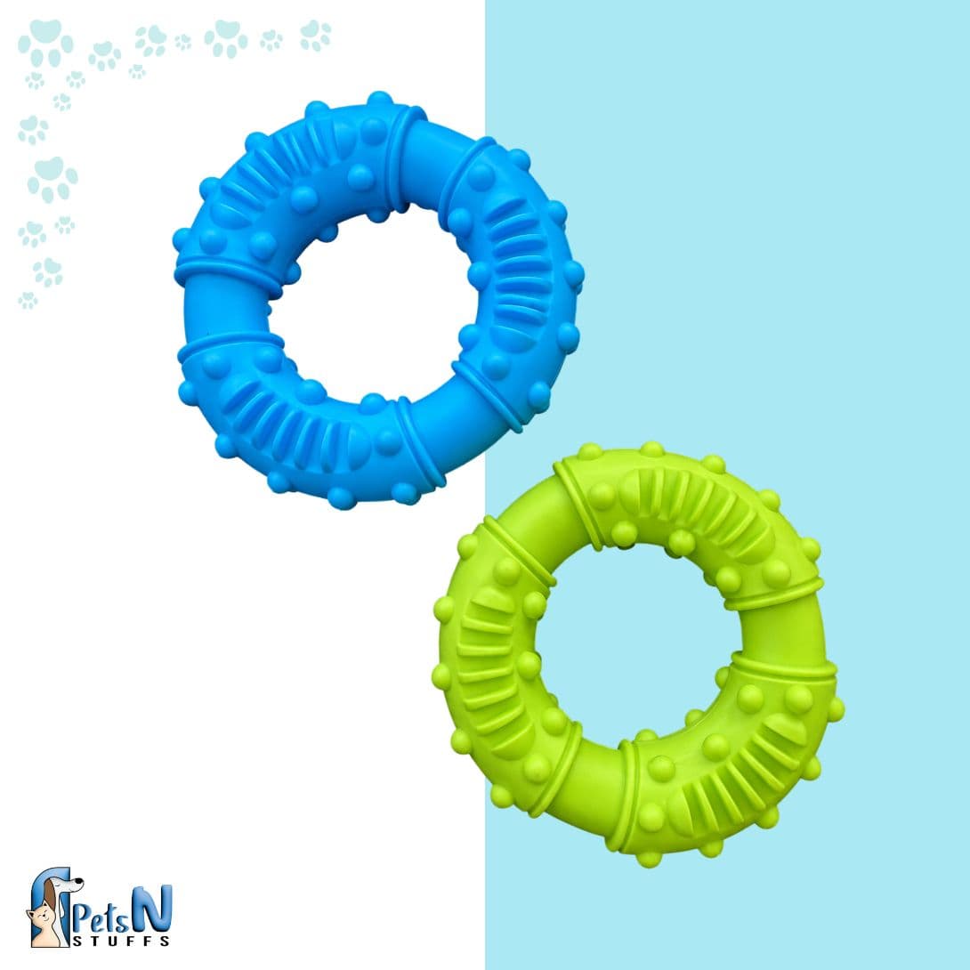 Hard Rubber Ring Toy for Dogs