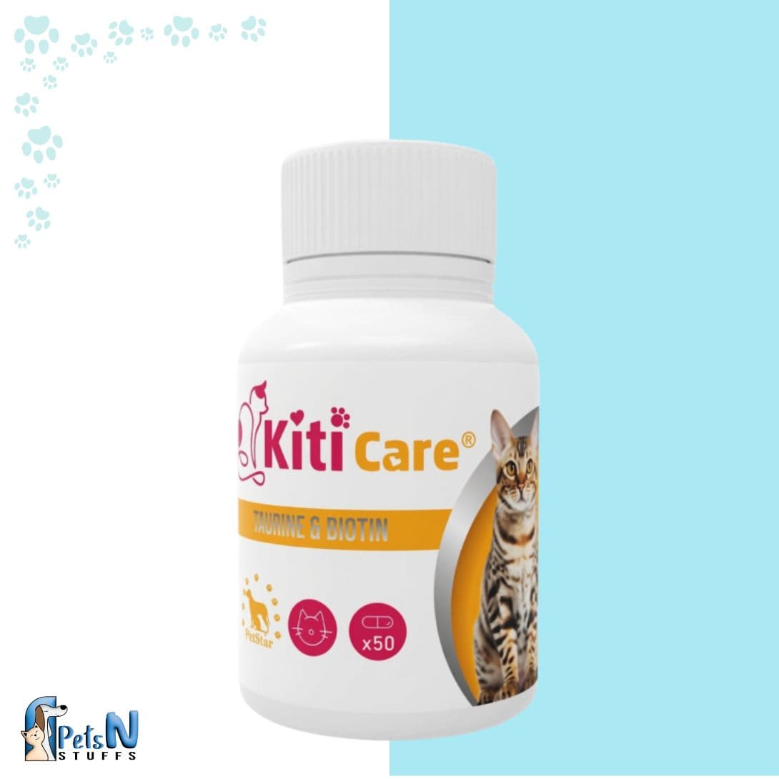 Kiti Care Taurine & Biotin Tablets For Cats