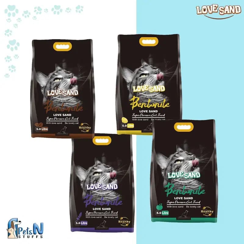 Love Sand Bentonite Cat Litter 20kg/25L