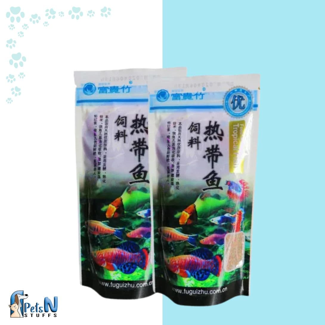 Lucky Bamboo Tropical Fish Food 80g