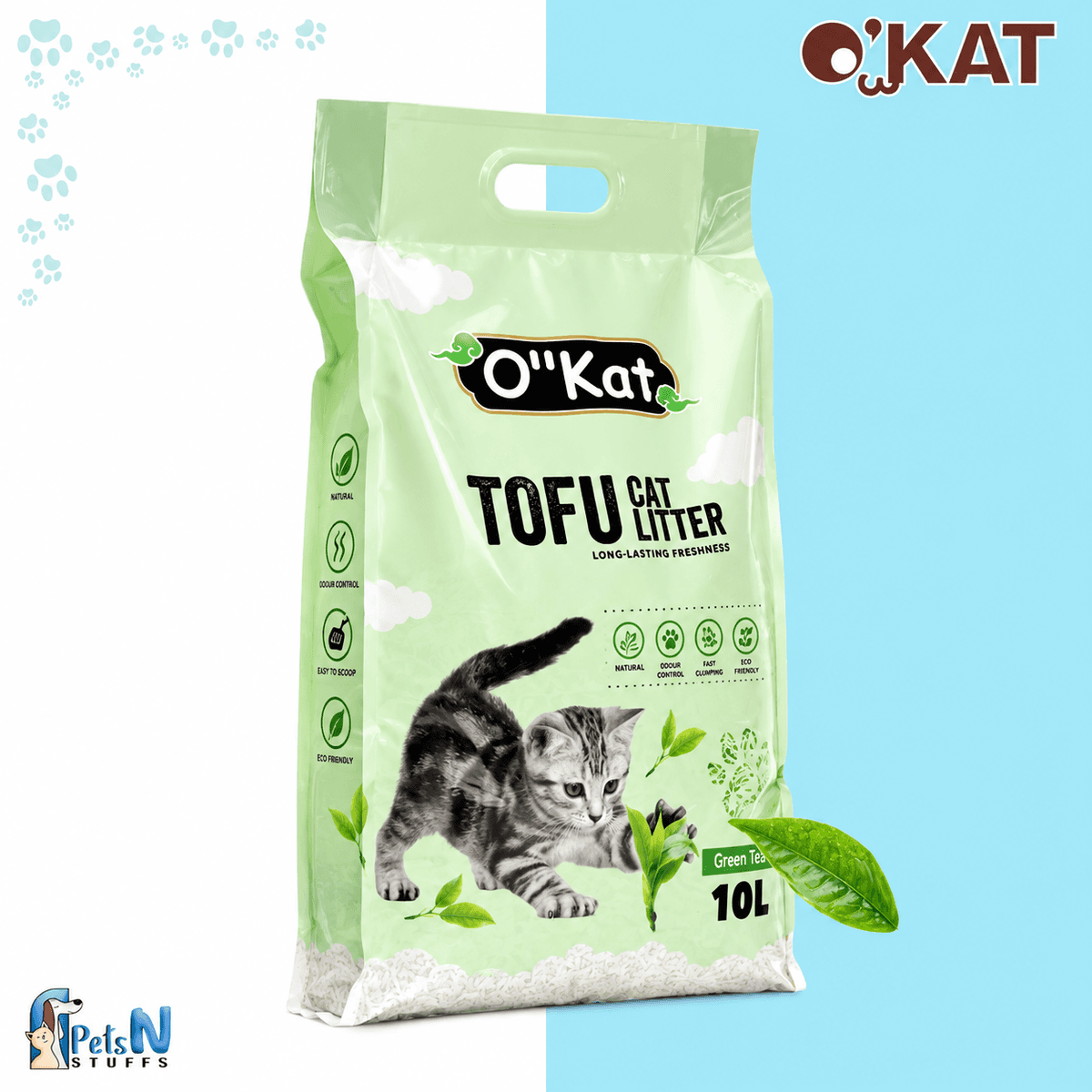 O Kat Tofu Cat Litter 10L