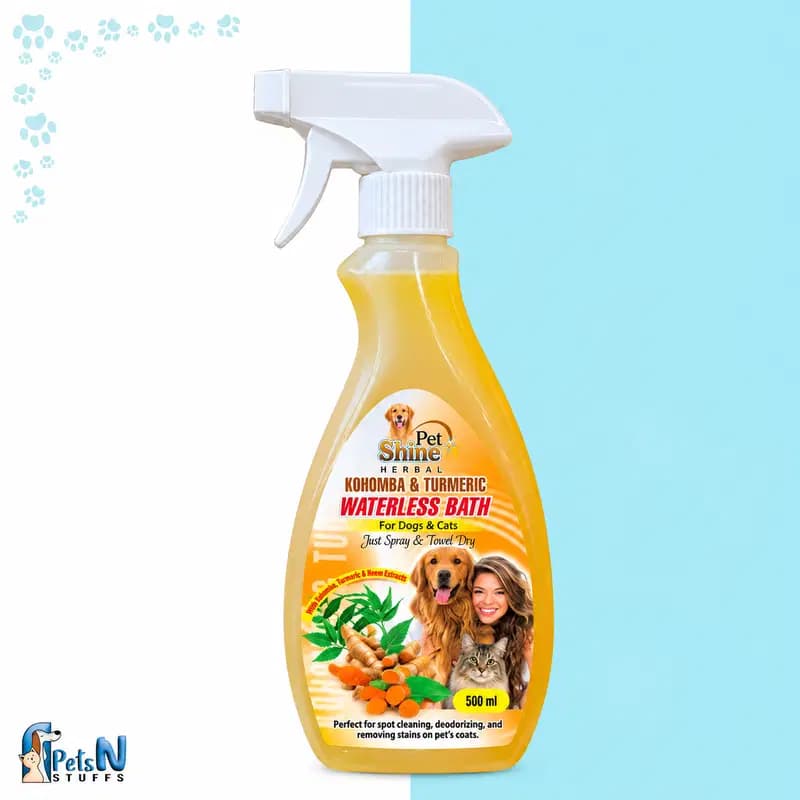 Pets Shine Waterless Bath for Cats and Dogs - 500ml