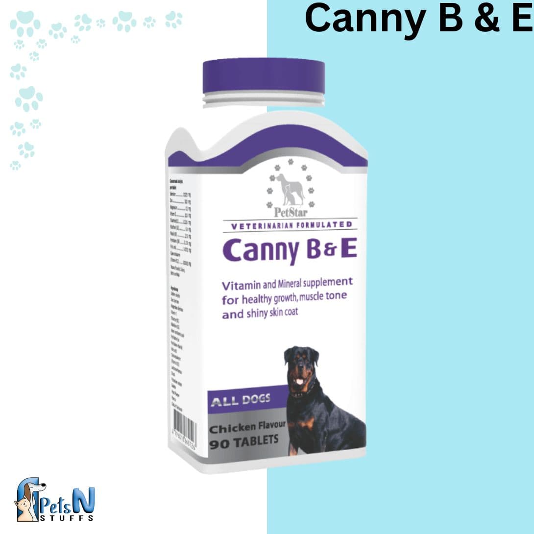 PetStar Canny B & E Tablets For Dogs 90 Tablets