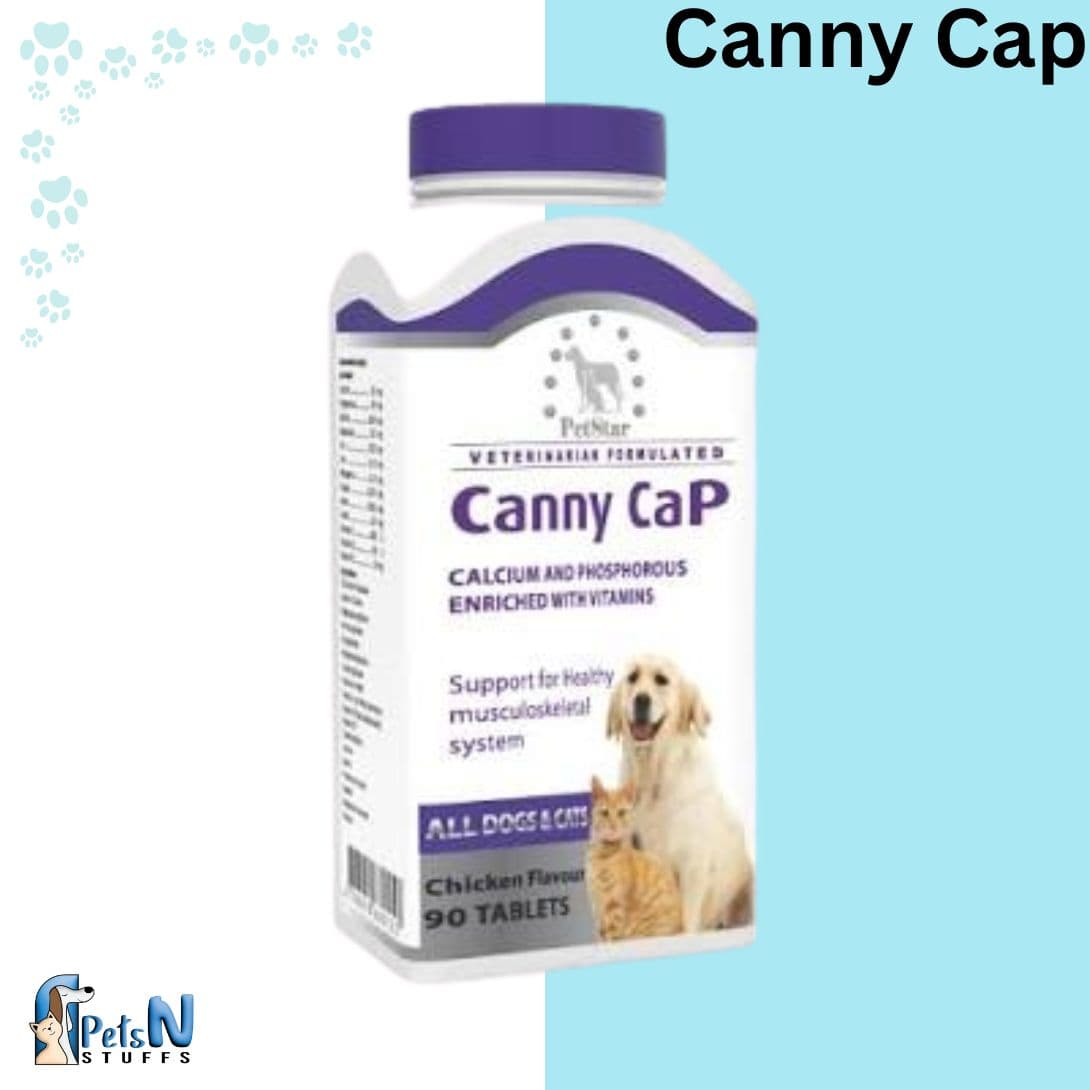 PetStar Canny Cap Calcium Tablets for Cats & Dogs 90 Tablets