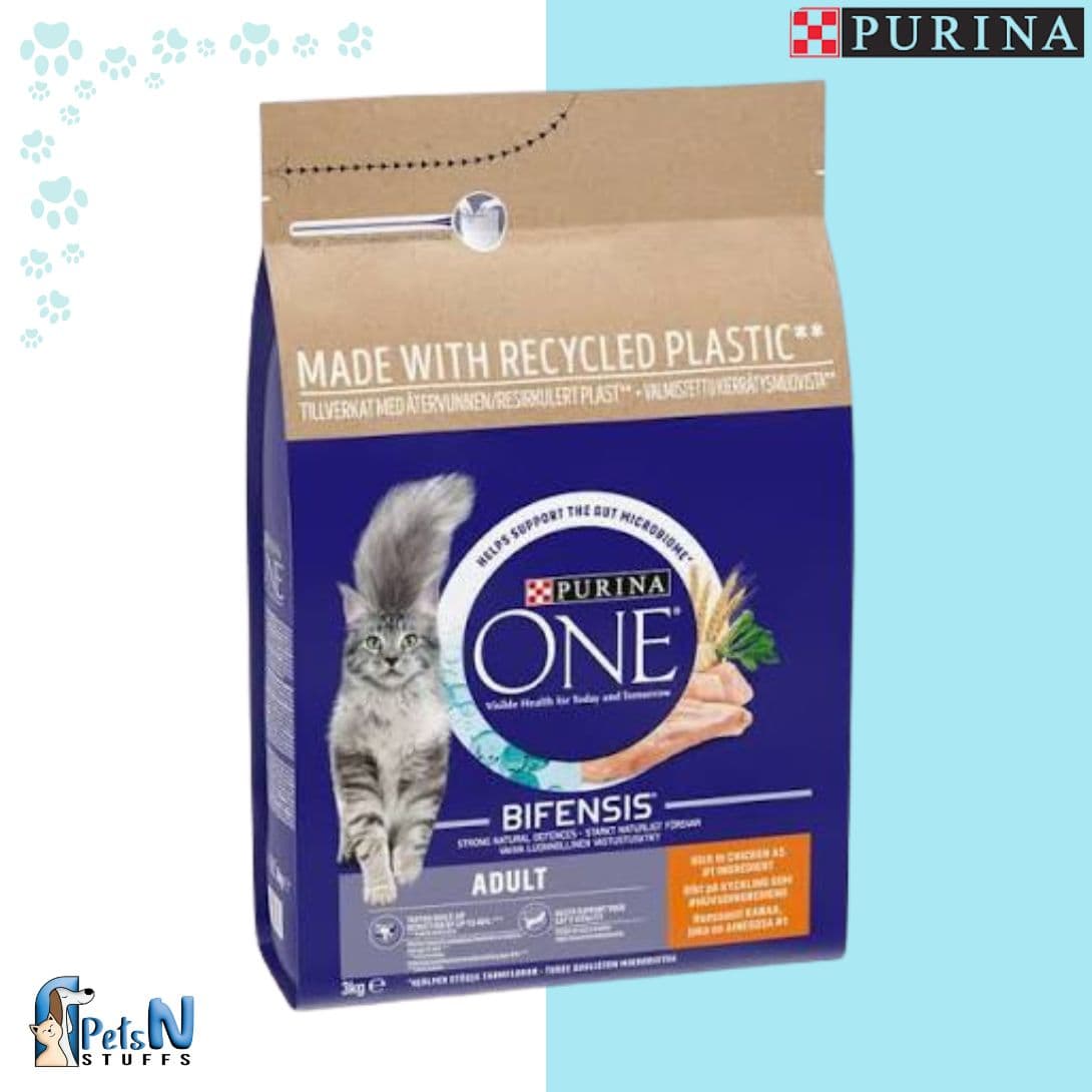 Purina One Adult Cat Dry Food 3kg