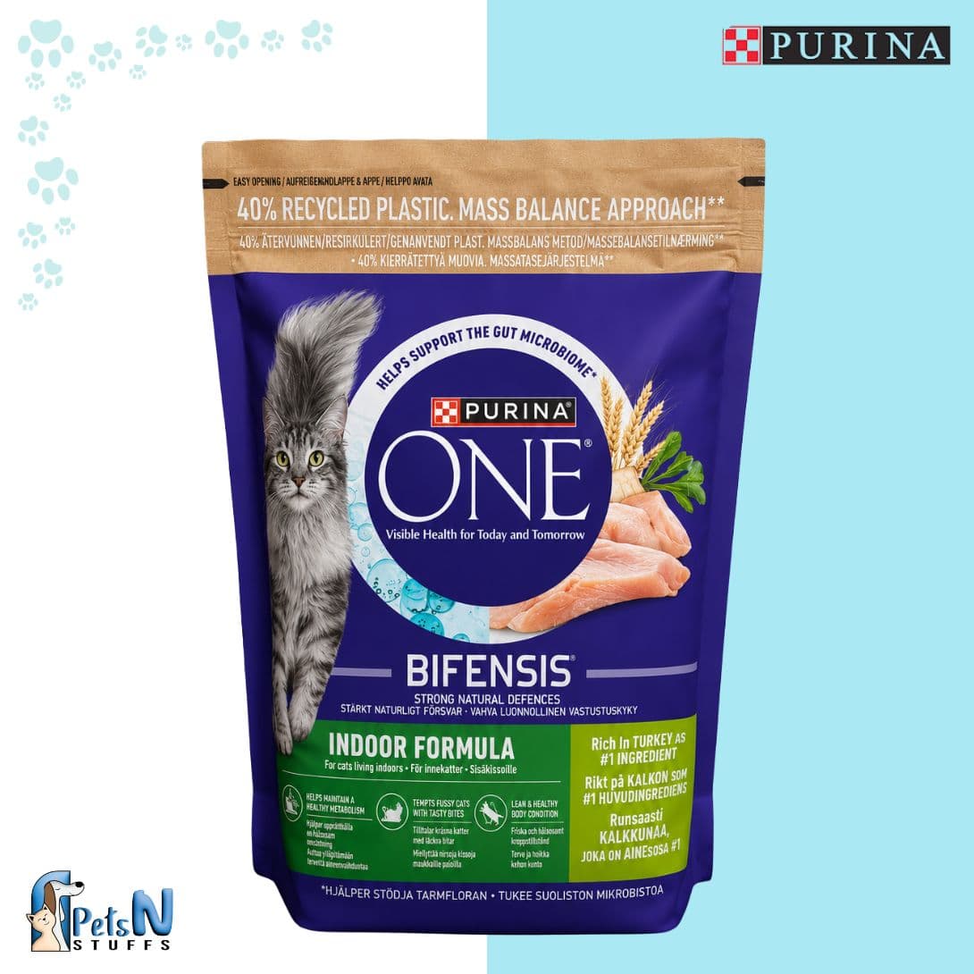 Purina One Indoor Formula Cat Dry Food 750g