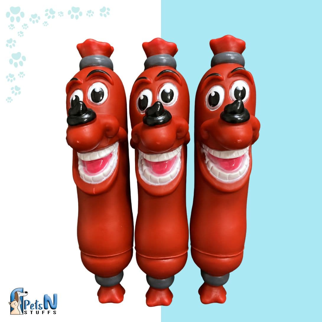 Sausage Squeeze Toy for Dogs