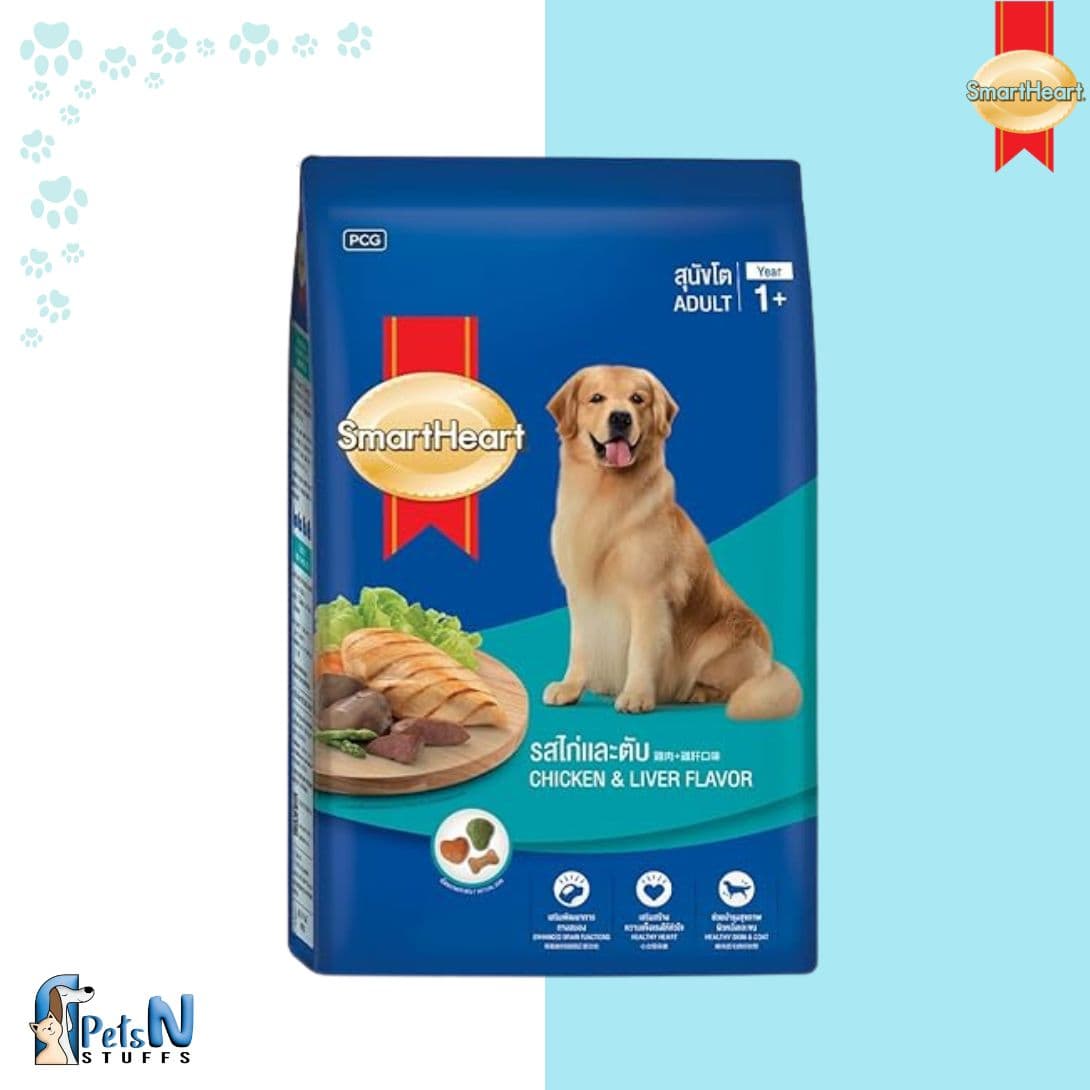 SmartHeart Chicken & Liver Dog Adult Dry Food