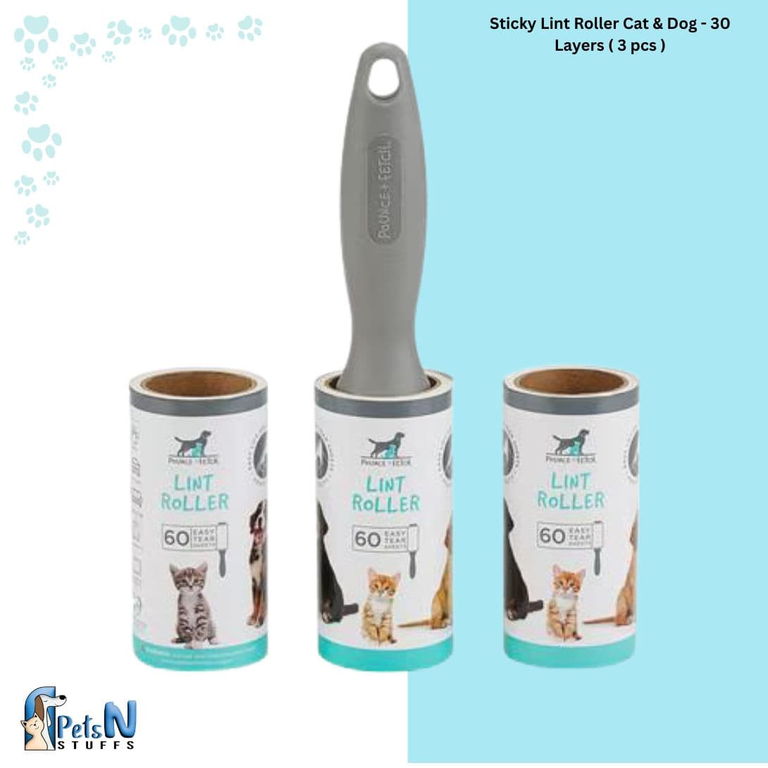 Sticky Lint Roller Cat & Dog - 30 Layers ( 3 pcs )