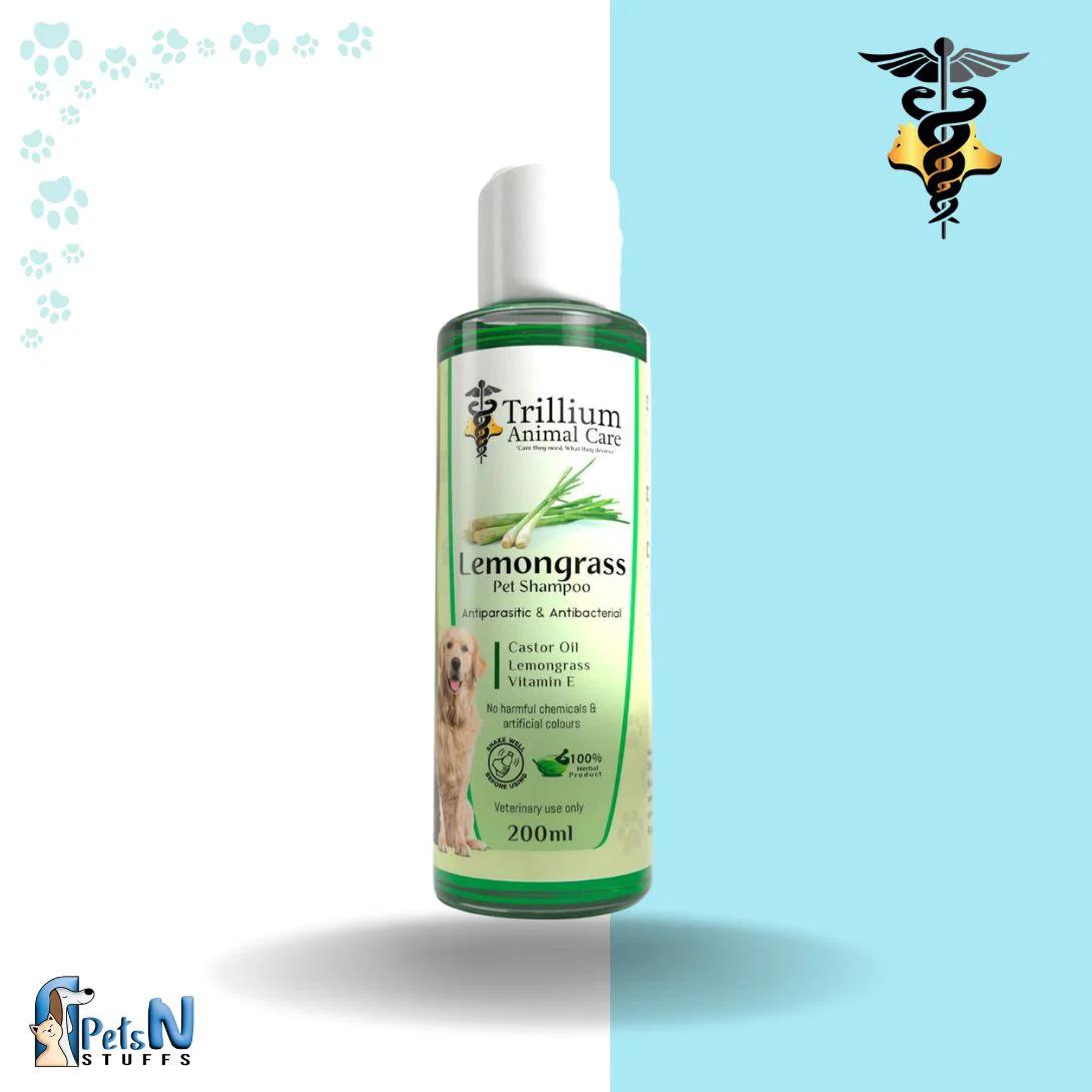 Trillium Animal Care Lemongrass Pet Shampoo 200mL