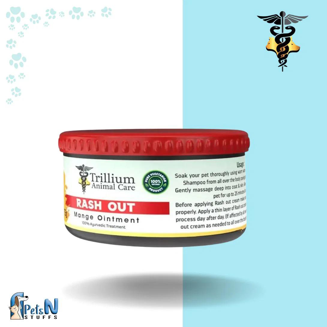 Trillium Rash Out mange Ointment Cream 75g