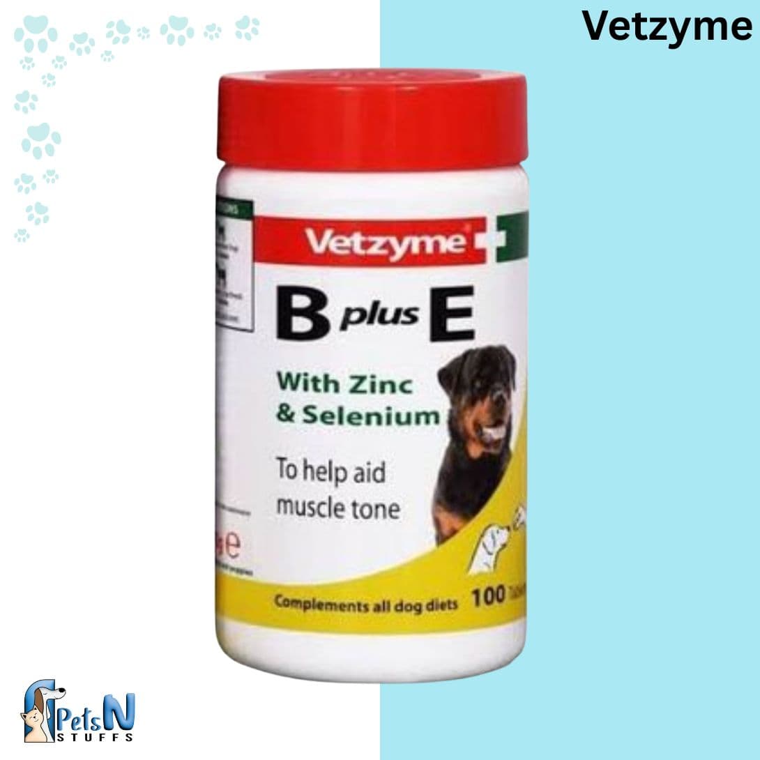 Vetzyme B Plus E Tablets For Dogs - 100 Tablets