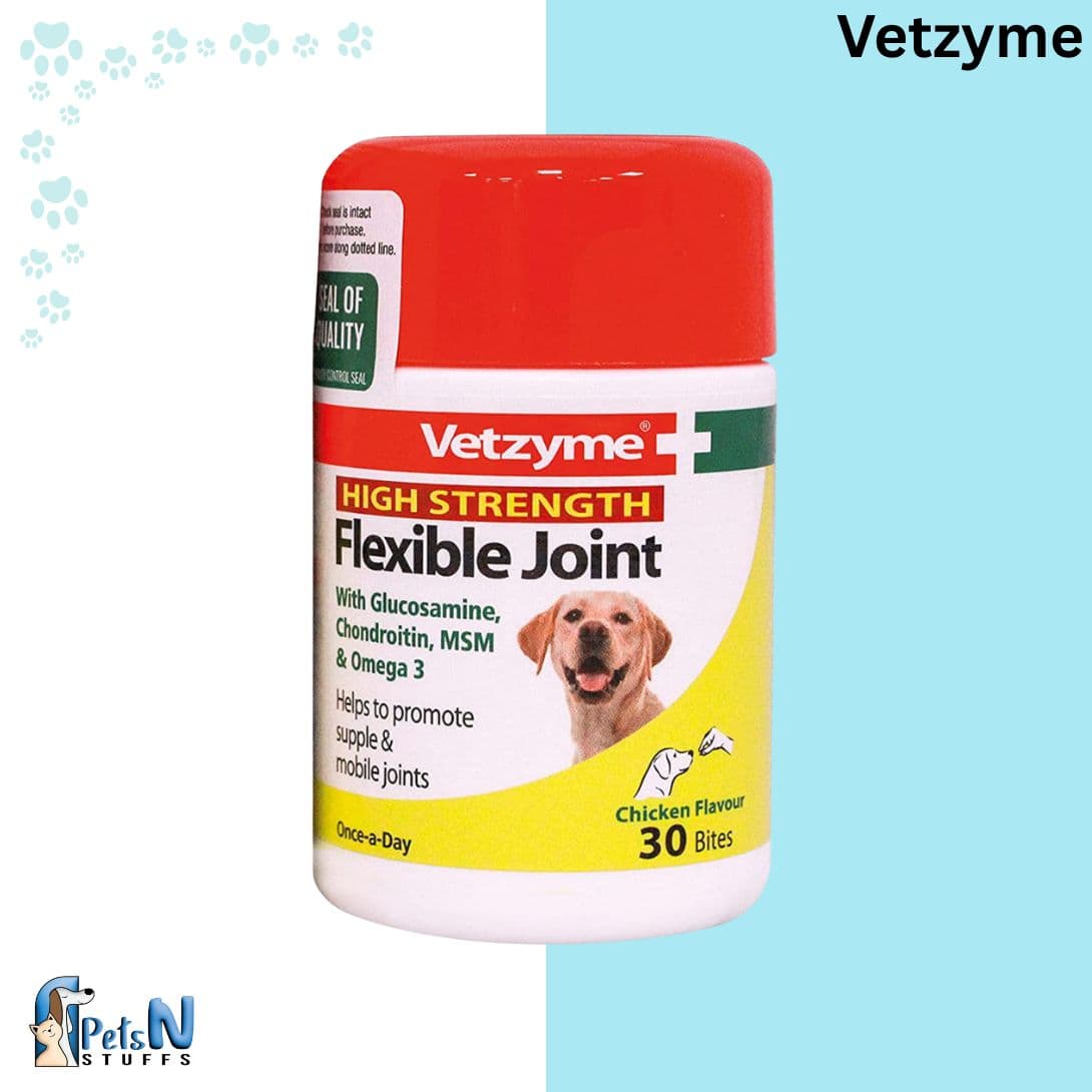 Vetzyme Flexible Joint Tablets for Dogs - 30 Tablets